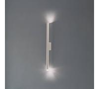 SOLLUX LIGHTING Aplique de pared Pastelo, beige, altura 20 cm, acero, 2 luces. True