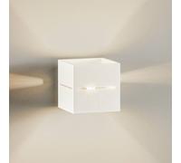 SOLLUX LIGHTING Aplique de pared Top up/down, cuerpo blanco