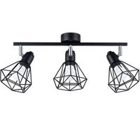 Sollux Lighting Artemis lámpara de techo 3x40 W negro SL.1107