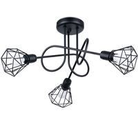 Sollux Lighting Artemis lámpara de techo 3x40 W negro SL.1109