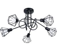 Sollux Lighting Artemis lámpara de techo 5x40 W negro SL.1110