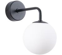 SOLLUX lighting ASTRAL Lámpara de pared moderna - Accesorio de iluminación versátil - G9, max 8W LED, ~230V, 50Hz, IP20 - Bombilla no incluida - 1x Fuente de luz - 22x12x21cm, Negro/Blanco