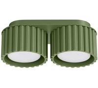 Sollux Lighting Aura lámpara de techo 2x10 W verde SL.1798