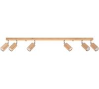 Sollux Lighting Berg lámpara de techo 6x40 W madera SL.1043