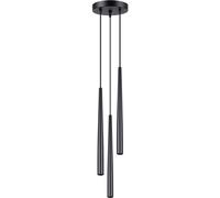 Sollux Lighting Bliss lámpara colgante 3x8 W negro SL.1463