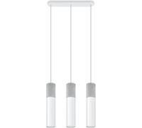 Sollux Lighting Borgio lámpara colgante 2x40 W blanco-hormigón SL.0648