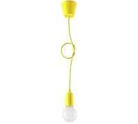 Sollux Lighting Diego lámpara colgante 1x60 W amarillo SL.0578