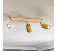 SOLLUX LIGHTING Downlight Cre de madera, 3 luces