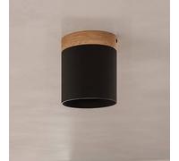 Sollux Lighting Rif lámpara de techo 1x10 W negro-madera SL.1349