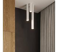 SOLLUX LIGHTING Downlight Thalassa, blanco, altura 60 cm, 1 luz.