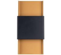 Sollux Lighting Durlin lámpara de pared 2x8 W negro-oro SL.1354