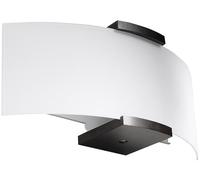 Sollux Lighting Emilio lámpara de pared 2x60 W blanco-wengué SL.0185