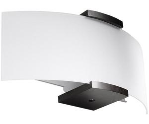 Sollux Lighting Emilio lámpara de pared 2x60 W blanco-wengué SL.0185