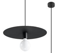 Sollux Lighting Flavio lámpara colgante 1x60 W negro SL.0853