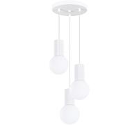 Sollux Lighting Halo lámpara colgante 3x8 W blanco SL.1710