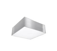 Sollux Lighting Lámpara de techo gris cloruro de polivinilo alt. 11 cm