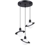 Sollux Lighting Hyperion lámpara colgante 3x8 W blanco-negro SL.1359