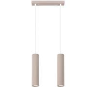 Sollux Lighting Karbon lámpara colgante 2x10 W gris/gris ceniza SL.1773