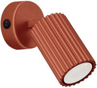 Sollux Lighting Karbon lámpara de pared 1x10 W rojo SL.1636