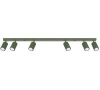 Sollux Lighting Karbon lámpara de techo 6x10 W verde SL.1623