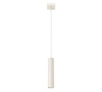 SOLLUX lighting LAGOS Lámpara Colgante Moderna - Luminaria Versátil - GU10, max 10W LED, ~230V, 50Hz, IP20 - Bombilla no incluida - 1x Fuente de luz - 8x8x118cm, Beige