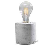 SOLLUX lighting Lampada da tavolo SALGADO concreta L: 10, B: 10, H: 10, con interruttore E27