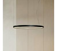 SOLLUX LIGHTING Lámpara colgante LED Rio 110, horizontal, 3.000 K, negra