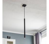 SOLLUX LIGHTING Lámpara colgante Thin, negro, 1 luz