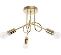 Sollux Lighting Lámpara de araña knot 3 oro brillo alt. 35
