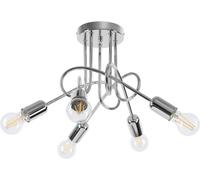 Sollux Lighting Lámpara de araña knot 5 cromada alt. 35