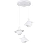 Sollux Lighting Lámpara de techo blanco acero alt. 120