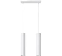 Sollux Lighting Lámpara de techo blanco acero alt. 90 cm