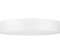 Sollux Lighting Lámpara de techo blanco tela, vidrio, acero alt. 20 cm