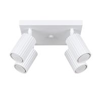 Focos de techo de colores Karbon Blanco 4P