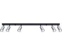 Sollux Lighting Winx lámpara de techo 6x10 W negro-cromo SL.1372