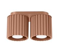 Plafón Aura 2 GU10 Moca