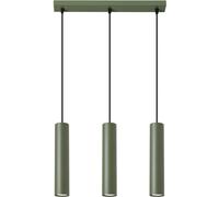Sollux Lighting Lámpara de techo verde oliva acero alt. 45 cm