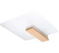 Sollux Lighting Lappo lámpara de techo 2x60 W blanco-madera SL.1095