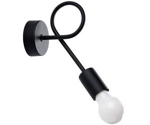 Sollux Lighting Levar lámpara de pared 1x15 W negro SL.1454