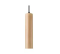 SOLLUX LIGHTING Lino 2 Faretto Lampada A Sospensione A Soffitto, Design Scandinavo E Rustico, Lampadina GU10 Sostituibile, 2x40 W, Legno Naturale, Ner