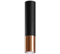 Sollux Lighting Loopez lámpara de techo 1x40 W negro-cobre SL.0945