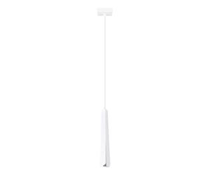 SOLLUX lighting - Luminaria Colgante PRYSM - Luminaria Decorativa - Lámpara LED - Bajo Consumo - G9, 1x max 8W LED, ~230V, 50Hz, IP20 - Blanco - 8x8x120cm