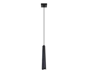 SOLLUX lighting - Luminaria Colgante PRYSM - Luminaria Decorativa - Lámpara LED - Bajo Consumo - G9, 1x max 8W LED, ~230V, 50Hz, IP20 - Negro - 8x8x120cm