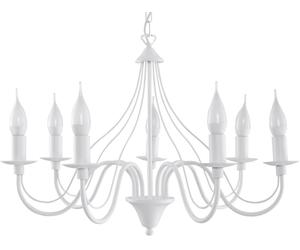 Sollux Lighting Minerwa lámpara colgante x40 W blanco SL.0215