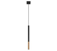 Lámpara colgante Mozaica 1 negro/cobre