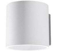 SOLLUX lighting Orbis Downlight Lámpara De Pared | Diseño Moderno Con Forma Cilíndrica | Fabricado En Aluminio Con 1 Bombilla G9 Reemplazable | Blanco, 10 x 12 x 10 cm