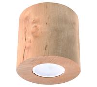 Lámpara de techo de madera natural Orbis