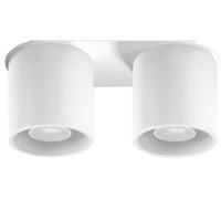 Sollux Lighting Orbis lámpara de techo 2x40 W blanco SL.0056