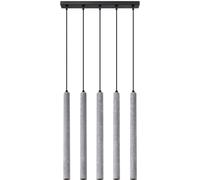 Sollux Lighting Pastelo lámpara colgante 5x8 W negro-gris/gris ceniza SL.1274