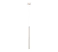 SOLLUX lighting PASTELO Lámpara Colgante Moderna - Luminaria Versátil - G9, max 8W LED, ~230V, 50Hz, IP20 - Bombilla no incluida - 1x Fuente de luz - 8x8x114cm, Beige